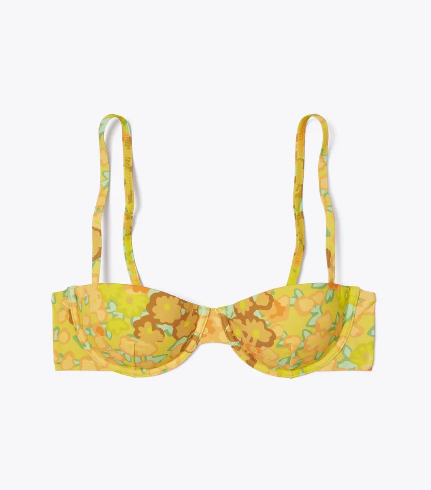 Printed Underwire Bikini Top