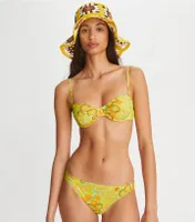 Printed Underwire Bikini Top