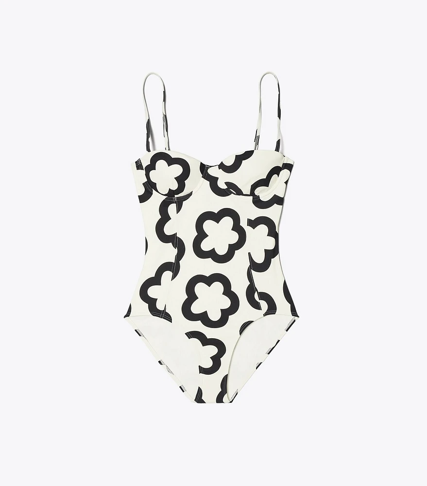 Printed Underwire Swimsuit