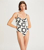 Printed Underwire Swimsuit