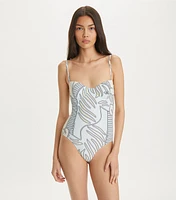 Printed Underwire Swimsuit