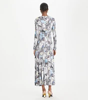 Printed Viscose Jersey Dress