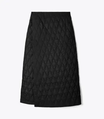 Quilted Blanket Wrap Skirt