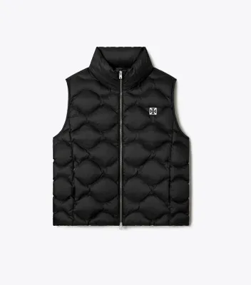 Quilted Nylon Down Vest