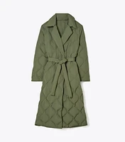 Quilted Reversible Oversized Down Coat