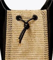 Raffia Bucket Bag