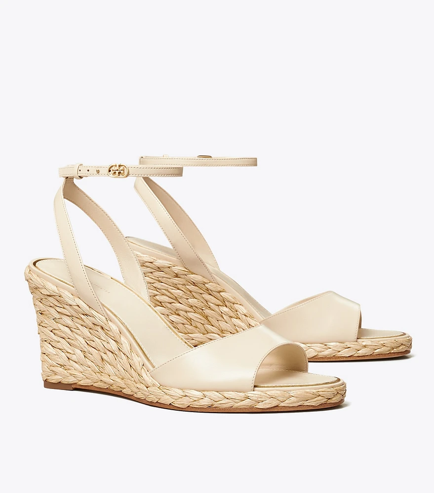 Raffia Wedge Sandal