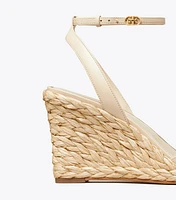 Raffia Wedge Sandal