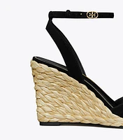 Raffia Wedge Sandal