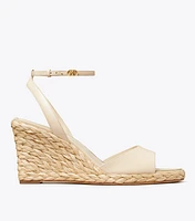 Raffia Wedge Sandal