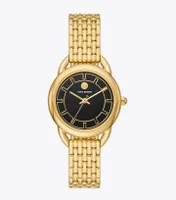 Ravello Watch, Black/Gold-Tone Stainless Steel, 32 x 40 MM 