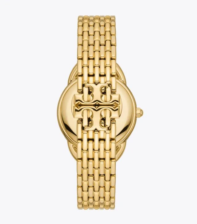 Braided Knot Watch, Gold-Tone Stainless Steel/Ivory, 28 x 45 MM : Women's  Designer Strap Watches