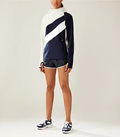 Reflective-Stripe Hoodie