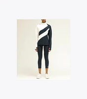 Reflective-Stripe Hoodie