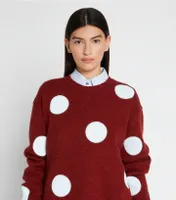 Relaxed Dot Sweater