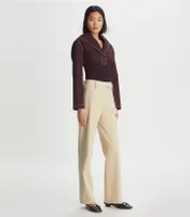 Relaxed Stretch Double Weave Pant