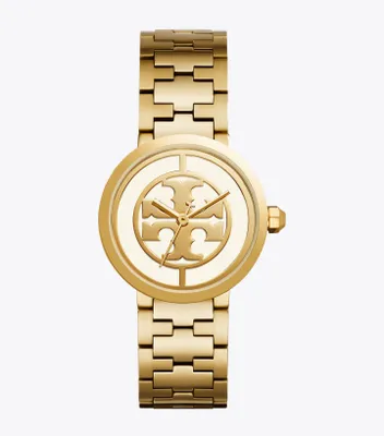 Reva Watch, Gold-Tone Stainless Steel/Ivory, 36 MM
