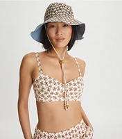 Reversible Basket-Weave Bucket Hat 