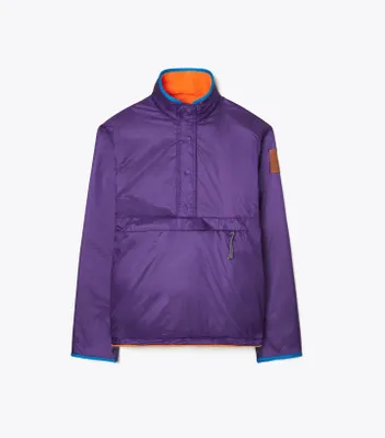 Reversible Nylon Fleece Pullover Jacket