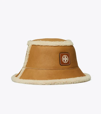 Reversible Shearling Bucket Hat