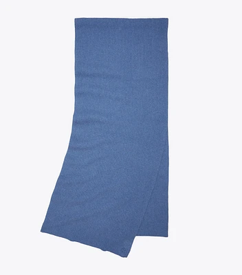 Ribbed Cashmere Oversized Scarf