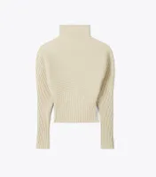 Ribbed Dolman Sleeve Sweater