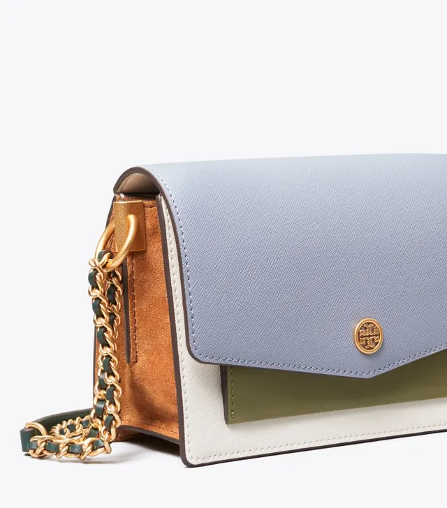 Tory Burch ROBINSON COLOR-BLOCK MINI SHOULDER BAG