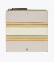 Robinson Colorblock Patchwork Zip Slim Wallet