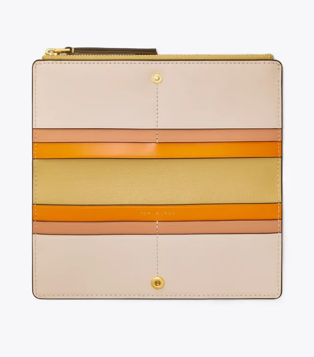 Robinson Colorblock Zip Slim Wallet: Women's Designer Wallets