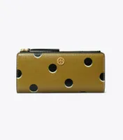 Robinson Dotted Zip Slim Wallet