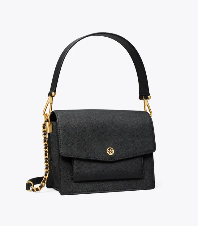 Tory Burch Black Leather Robinson Camera Crossbody Bag Tory Burch