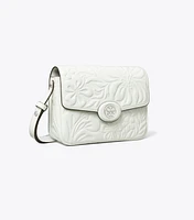 Robinson Floral Embossed Convertible Shoulder Bag