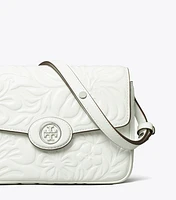 Robinson Floral Embossed Convertible Shoulder Bag