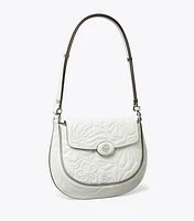 Robinson Floral Embossed Saddlebag