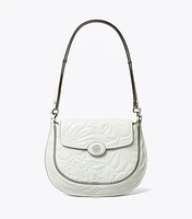 Robinson Floral Embossed Saddlebag