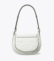 Robinson Floral Embossed Saddlebag