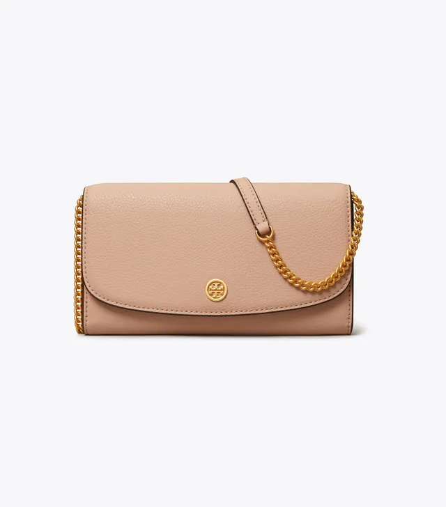 Robinson pebbled chain wallet