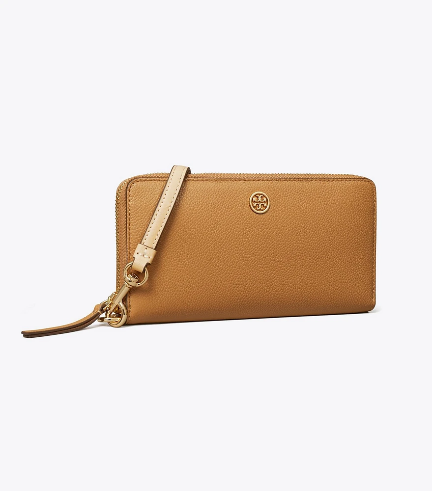 Robinson Pebbled Zip Continental Wallet