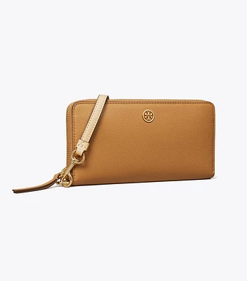 Robinson Pebbled Zip Continental Wallet