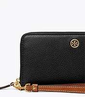 Robinson Pebbled Zip Continental Wallet