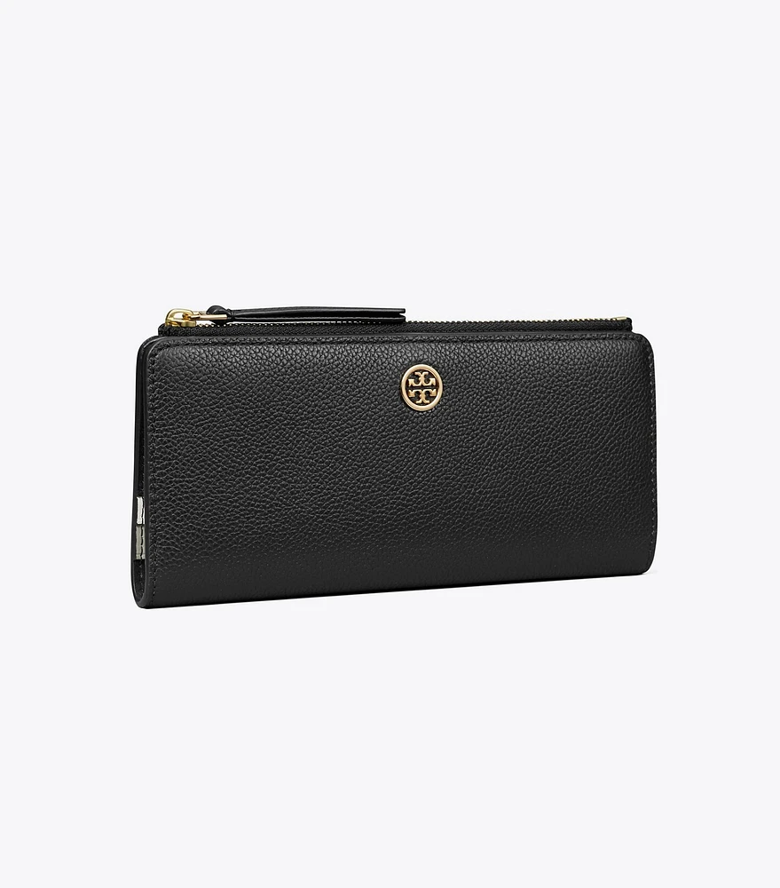 Robinson Pebbled Zip Slim Wallet