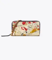 Robinson Printed Zip Continental Wallet