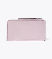 Robinson Spazzolato Top-Zip Card Case