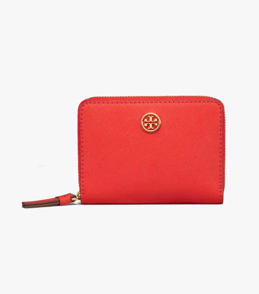  Tory Burch Women's Robinson Zip Continental Wallet, Black, One  Size : Clothing, Shoes & Jewelry