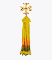 Roxanne Beaded Tassel Earring