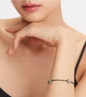 Roxanne Chain Delicate Enamel Bracelet 