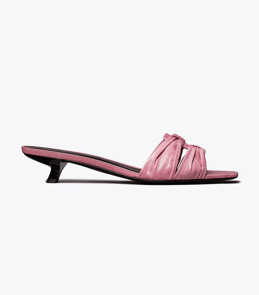 Ruched Sandal