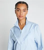 Ruffle Windbreaker