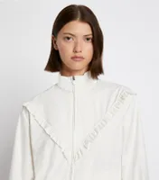 Ruffle Windbreaker