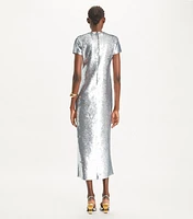 Sequined T-Shirt Dress